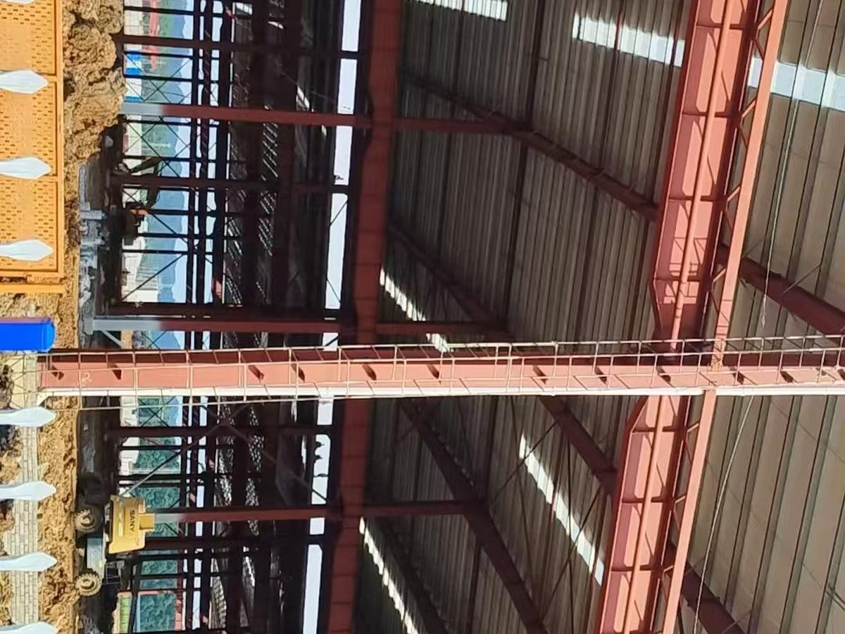 三一智慧钢铁城厂房照明施工现场